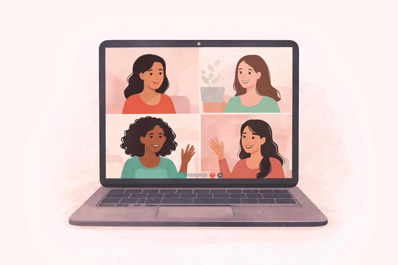 Weekly live group calls